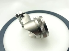 M85049 Série de conectores Retrovisor 90° Retrovisor de alívio de tensão Retrovisor de níquel sem eléctro M85049/39-21N