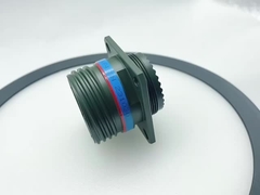 Conector de recipiente de tamanho de concha 19 D38999 Série 3 Conector Cadmio verde-oliva