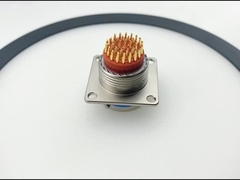 Conector de concha de alumínio MIL-DTL-38999 Série 2 37 Pins Machos MIL-DTL-38999