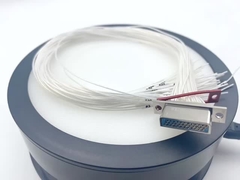 Conector de recipiente industrial J14F fiável, revestido de ouro 3A-55.C a 125.C