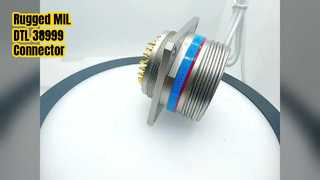 Desempenho robusto do conector MIL DTL 38999