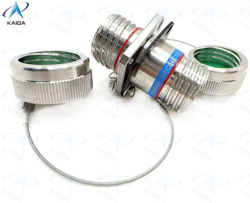qualidade  Secure Free Hanging Optical Fiber Connectors with Solder Termination and Mountin J599A8 20KC04C1N-S Hermetic Receptacle fábrica