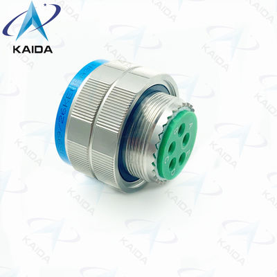 MIL-DTL-38999 Série III Plug D38999/26KE05PN aço inoxidável passivado 5 pinos femininos
