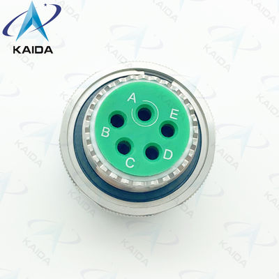 MIL-DTL-38999 Série III Plug D38999/26KE05PN aço inoxidável passivado 5 pinos femininos