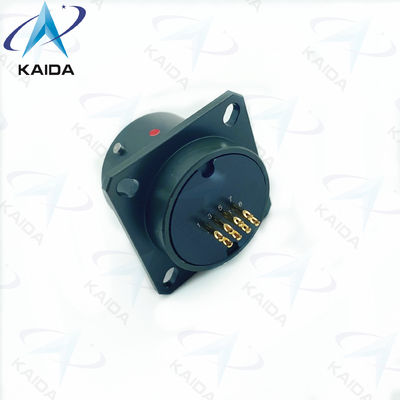 Conectores circulares RJ45 USB Transferência de dados -25°C a 125°C Conectores de tomada de avião