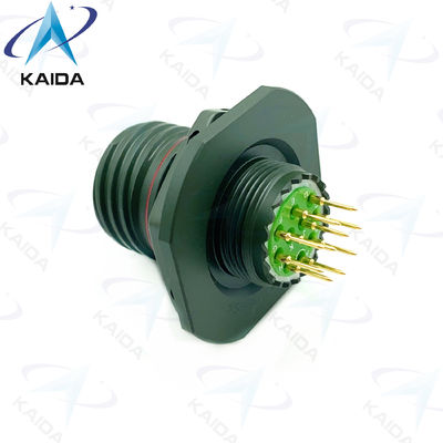 10 pinos machos Receptor de frutos secos para MIL-DTL-38999 Série III. D38999/24WC98PCN.PCB tipo.Olive verde Cadmio