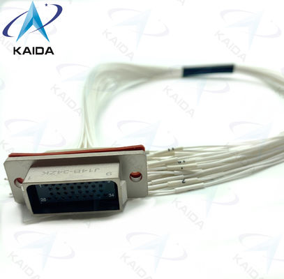 -55°C a 125°C J14 Conector 34 Pins Fêmeas Conectores de energia retangulares com cabo
