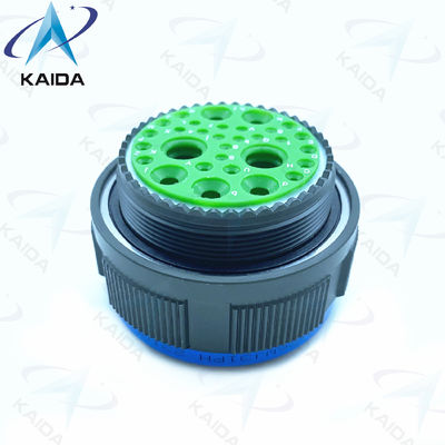Tipo de conector Para ligação de cobre MIL-DTL-38999 série III.D38999/26WJ31PN. 2 Contato coaxial e 29 Contato de energia