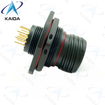 10 pinos machos Receptor de frutos secos para MIL-DTL-38999 Série III. D38999/24WC98PCN.PCB tipo.Olive verde Cadmio