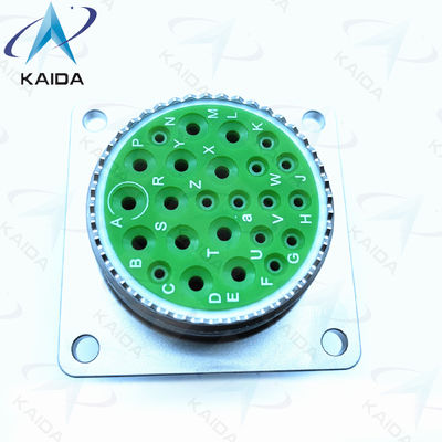 Plug de liga de cobre MIL-DTL-38999 série 1 24 pinos femininos Mil D38999 conectores