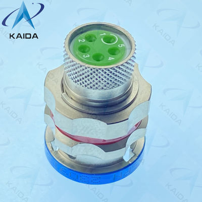 Electroless Nickel Plating Custom Connectors 5 Pins Feminino Miniatura Conector Circular
