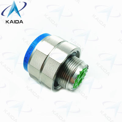 Plug R com acabamento de contacto dourado para MIL-DTL-38999 Série III.8 Pins femininos de aço inoxidável passivado D38999/26KC26SN