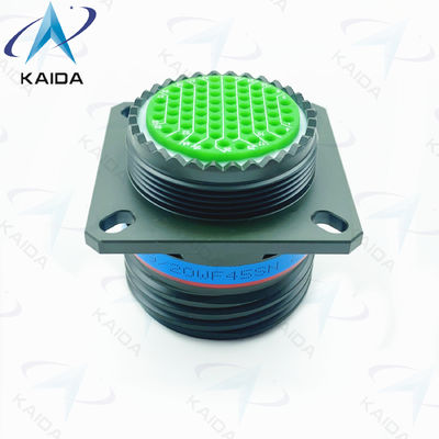 Conector de recipiente de tamanho de concha 19 D38999 Série 3 Conector Cadmio verde-oliva