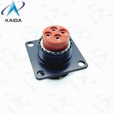 4 pinos femininos MIL-DTL-38999 série 2 Balck Anodizing 38999 conector de energia