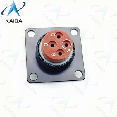 4 pinos femininos MIL-DTL-38999 série 2 Balck Anodizing 38999 conector de energia