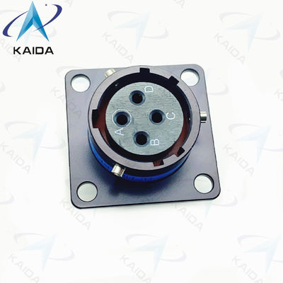 4 pinos femininos MIL-DTL-38999 série 2 Balck Anodizing 38999 conector de energia