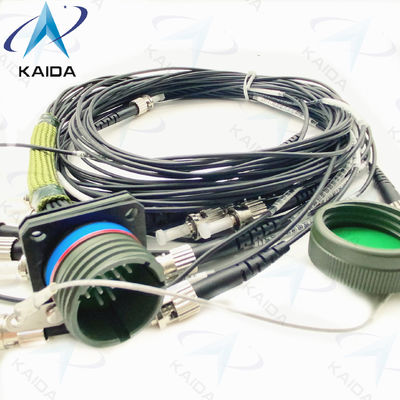 Conectores de fibra óptica de metal Conectores de fibra óptica de 0,5 m Conectores de fibra óptica de cabo