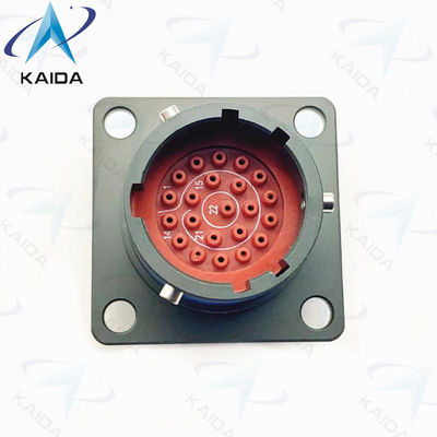 22 Pins Machos D38999 Série 2 Conector Crimp Box Receptaculo de Montagem D38999 Mil Spec