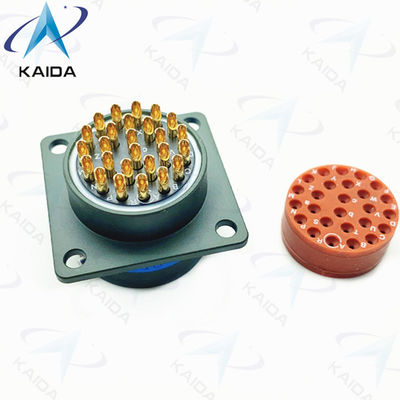 Receptor de montagem de caixa MIL-DTL-26482 Série 2 Cadmio verde-oliva MS3112E16-26P