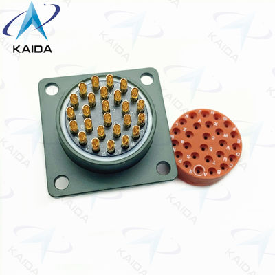 Receptor de montagem de caixa MIL-DTL-26482 Série 2 Cadmio verde-oliva MS3112E16-26P
