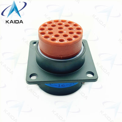Receptor de montagem de caixa MIL-DTL-26482 Série 2 Cadmio verde-oliva MS3112E16-26P