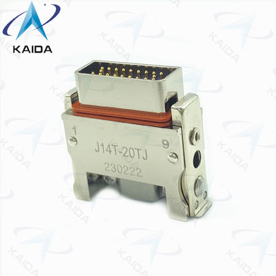 Conector J14 Revestido em Ouro Plug com Pin Light Weight Militar Spec Connectors