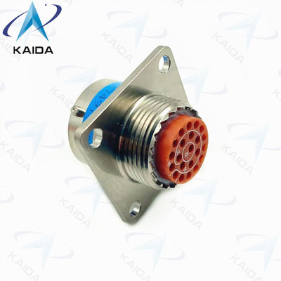 22 Contatos masculinos MIL-DTL-38999 Série 2 Conector D38999 de montagem na parede