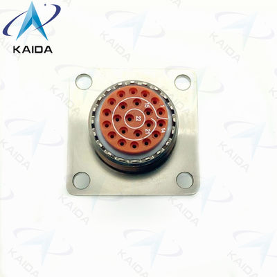 22 Contatos masculinos MIL-DTL-38999 Série 2 Conector D38999 de montagem na parede