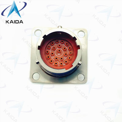 22 Contatos masculinos MIL-DTL-38999 Série 2 Conector D38999 de montagem na parede