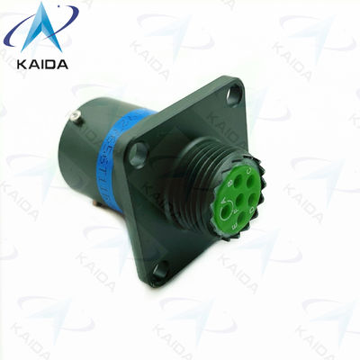 Circular D38999 série 1 conector de revestimento de parede dourada MIL-DTL-38999 conector
