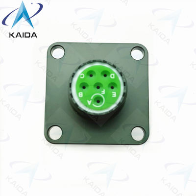 Circular D38999 série 1 conector de revestimento de parede dourada MIL-DTL-38999 conector
