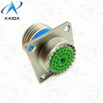 Receptaculo de flange quadrada MIL-DTL-38999 série III com níquel sem eléctro de 500 V D38999/20FD31SA.8D série