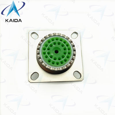 Receptaculo de flange quadrada MIL-DTL-38999 série III com níquel sem eléctro de 500 V D38999/20FD31SA.8D série