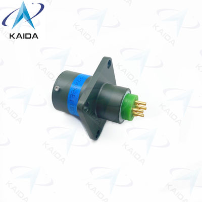 Tamanho de concha 11 MIL-DTL-38999 Série I -55°C a 125°C MS27496E11B04PA-H 4 Pins Machos Oliveira Verde Cadmio Palting