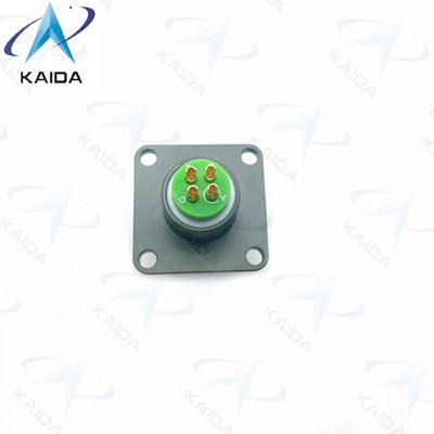 Tamanho de concha 11 MIL-DTL-38999 Série I -55°C a 125°C MS27496E11B04PA-H 4 Pins Machos Oliveira Verde Cadmio Palting