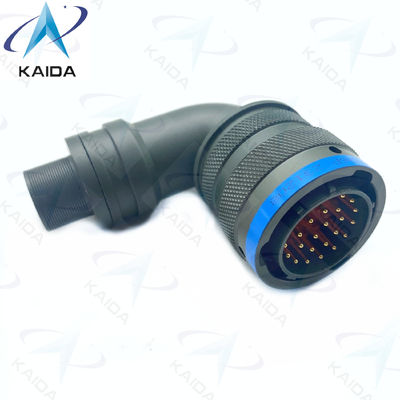 90 Graus Plug Gender Solder Contact Termination MIL-DTL-26482 Série I PT08E16-26P Cádmio eletricamente condutor