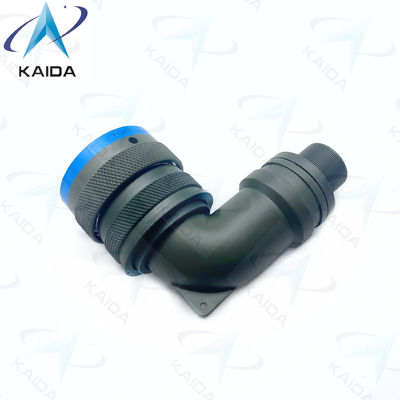 Conector em miniatura MIL-DTL-26482 Série I Com concha de cádmio verde-oliva Finalização de 90 graus Plug PT08E16-8P 8 Pins Machos