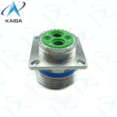 Material de contacto Twinax Liga de cobre MIL-DTL-38999 Série III -55°C a 125°C D38999/20KE22SC 4 Pins femininos de aço inoxidável