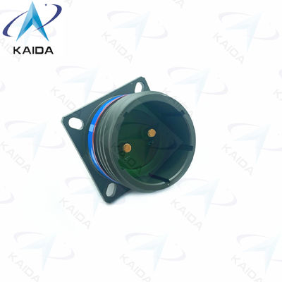500V MIL-DTL-38999 Série III Conector roscado D38999/20WE62PN-H.2 8# Contato de alimentação Olive Verde Cadmio Série 8D