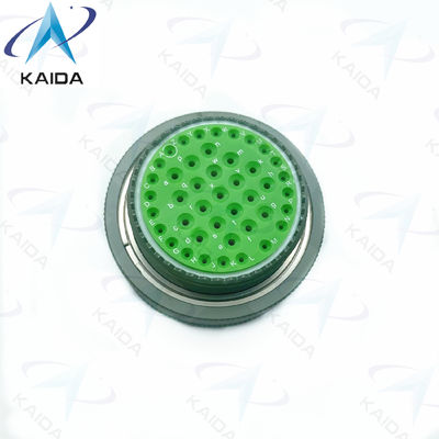 Material de contacto de liga de cobre Disposição de inserção 25-43 para MIL-DTL-38999 Série I MS27467T25B43PA Cadmio verde-oliva