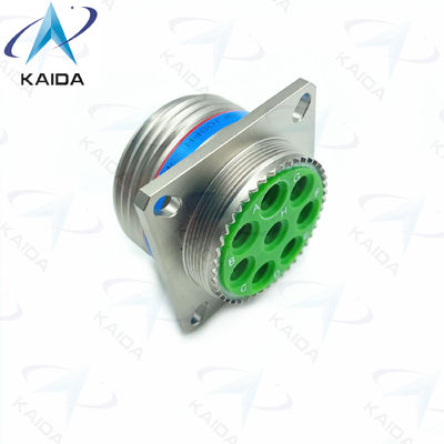 Receptacle MIL-DTL-38999 série III com 8# contatos de alimentação ou contato Twinax Electorless Nickel Plating D38999/20FJ08PN