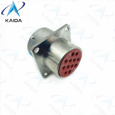 Ambientes adversos XC24F12K1D1 Conector de níquel sem eletricidade Shell com 12 contatos