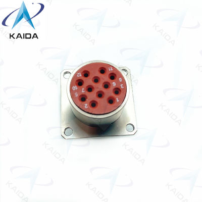 Ambientes adversos XC24F12K1D1 Conector de níquel sem eletricidade Shell com 12 contatos