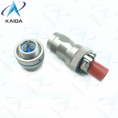 Série YGD YGD26N1003K32 Conector elétrico de níquel sem elétrico 3 pinos femininos