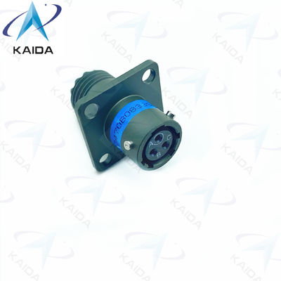 MIL-DTL-26482 Conectores com acabamento de cádmio verde-oliva / tipo de contato MS3470B08-33SN Receptor de flange estreita