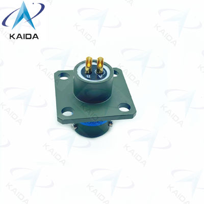 Conector em miniatura de liga de alumínio MIL-DTL-26482 Série I MS3112E08-02PNB Cadmio verde-oliva