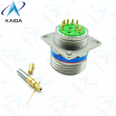 Conector de contato com rosca de ouro MIL-DTL-38999 Série 3 Receptaculo 7A Classificação de corrente.D38999/20FE11BN-H