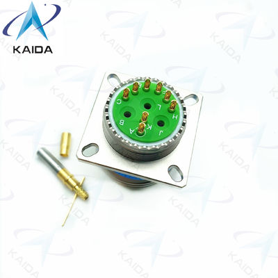Conector de contato com rosca de ouro MIL-DTL-38999 Série 3 Receptaculo 7A Classificação de corrente.D38999/20FE11BN-H