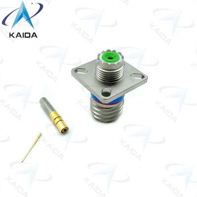 MIL-DTL-38999 Série 3 Conector de recipiente acoplamento roscado 1 Contato D38999/20FA10BN.1 Contato coaxial feminino.