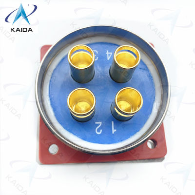 Y50DX Conector Elétrico Circular de Alumínio Recipiente 3 Contatos Temperatura de Operação -55°C a 125°C.Y50DX-D404ZK10
